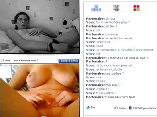 Priče porno i kupatilo, grupa francuskih mlade na chatroulette